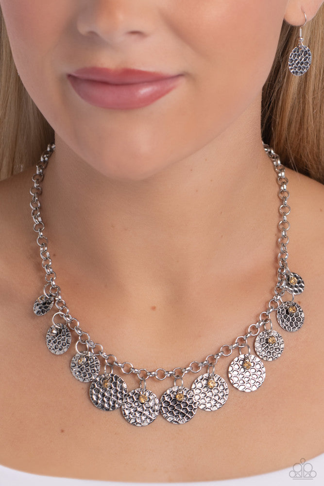 Delightfully Dappled Brown Necklace