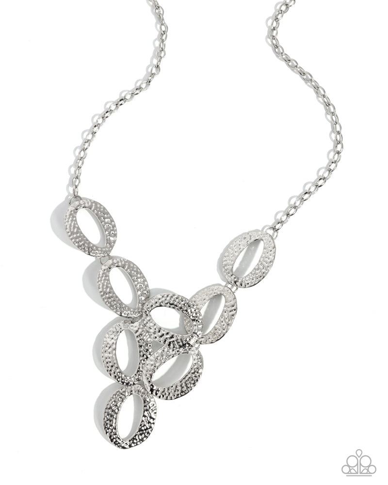 OVAL The Limit Silver Necklace
