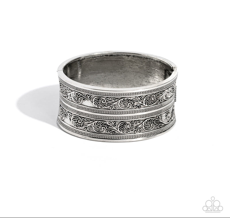 Eclectic European Silver Bracelet