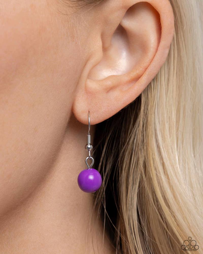 Bauble Bonanza Purple Necklace