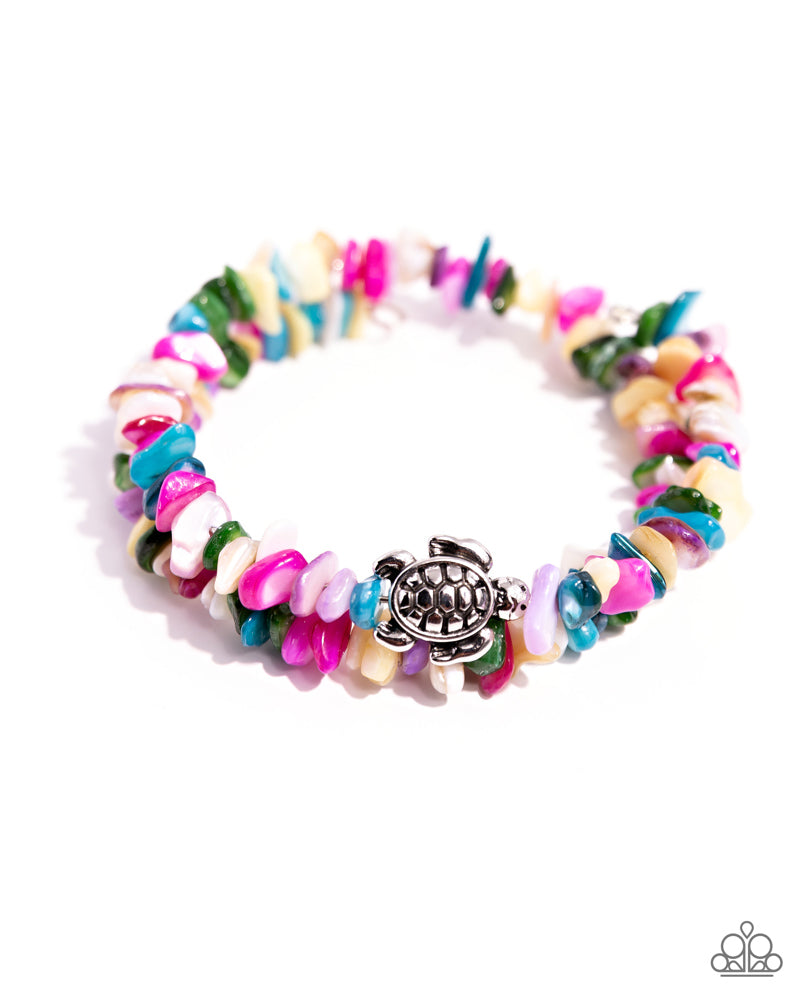 Turtle Talisman Multi Coil Bracelet