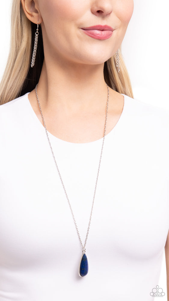 Earthy Enchantment Blue Necklace