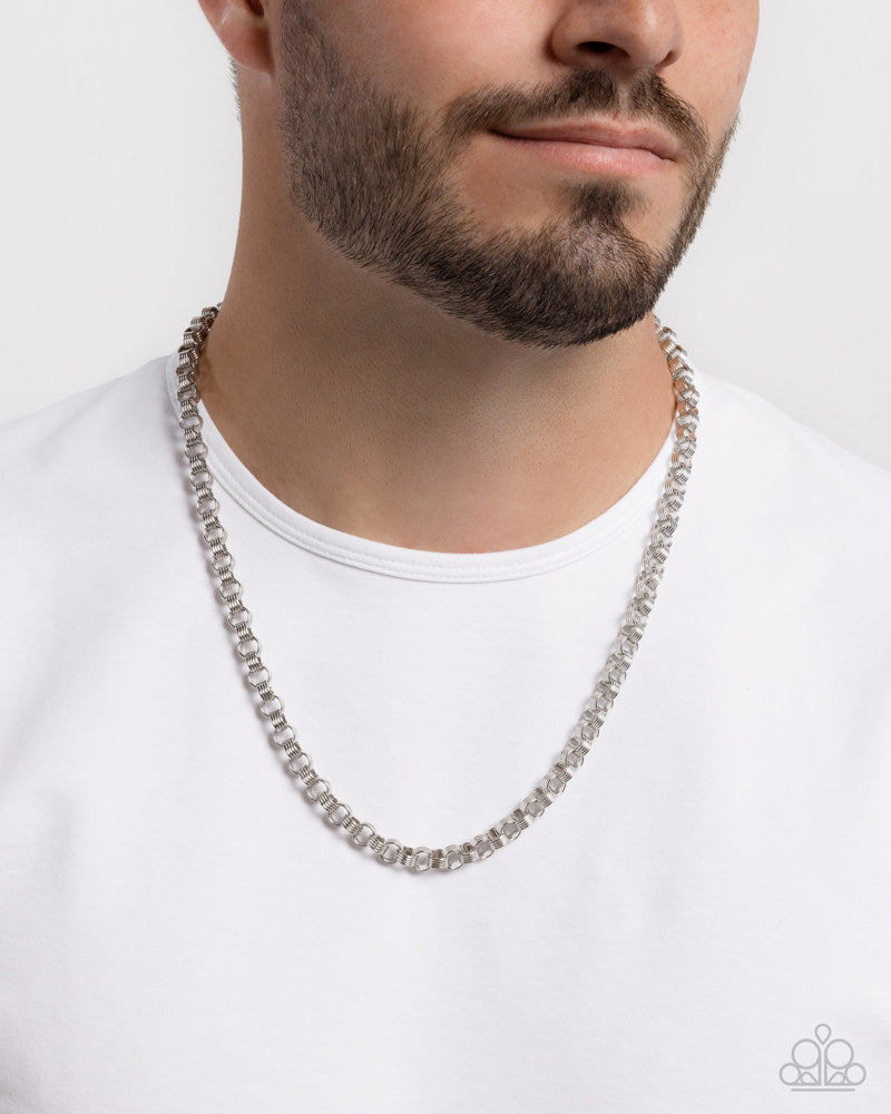 Linked Lounge Silver Necklace