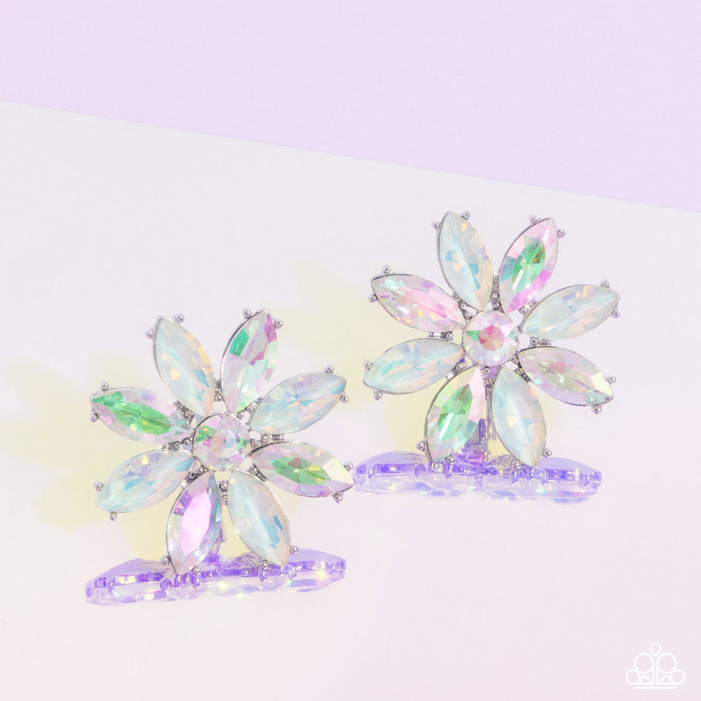 Maiden Makeover Green Clip On Earrings