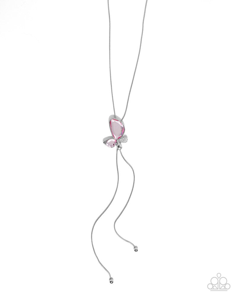 Focused Flutter Pink Necklace
