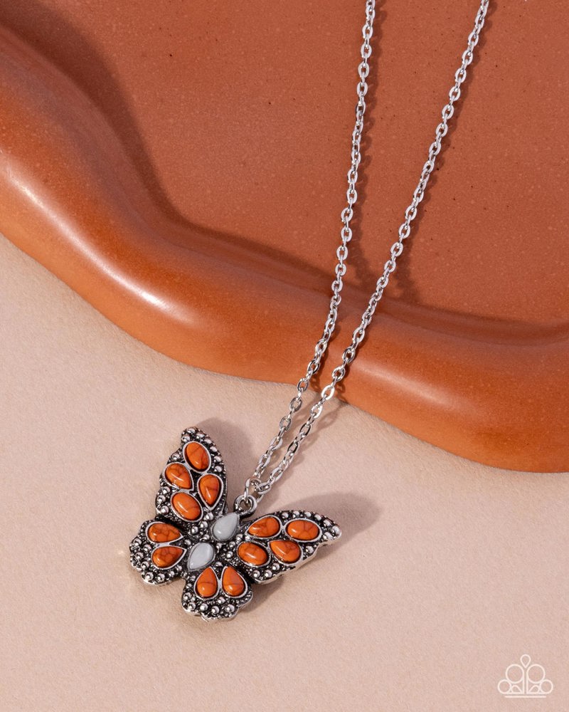 Santa Fe Satisfaction Orange Necklace