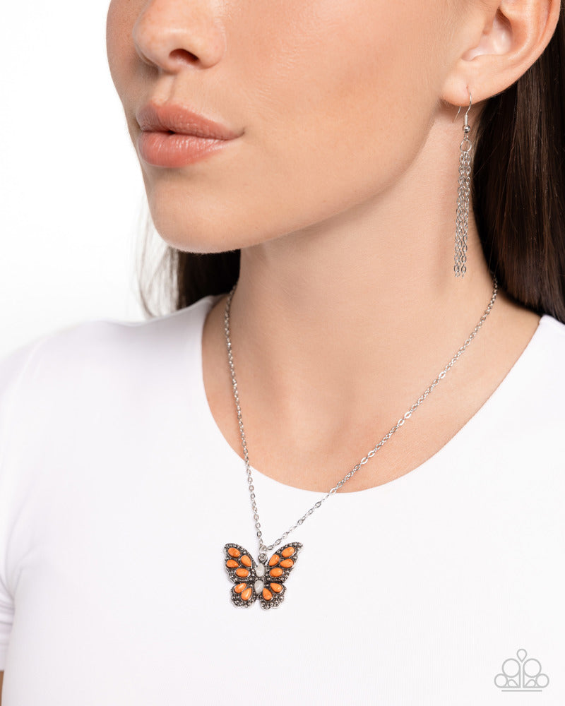 Santa Fe Satisfaction Orange Necklace
