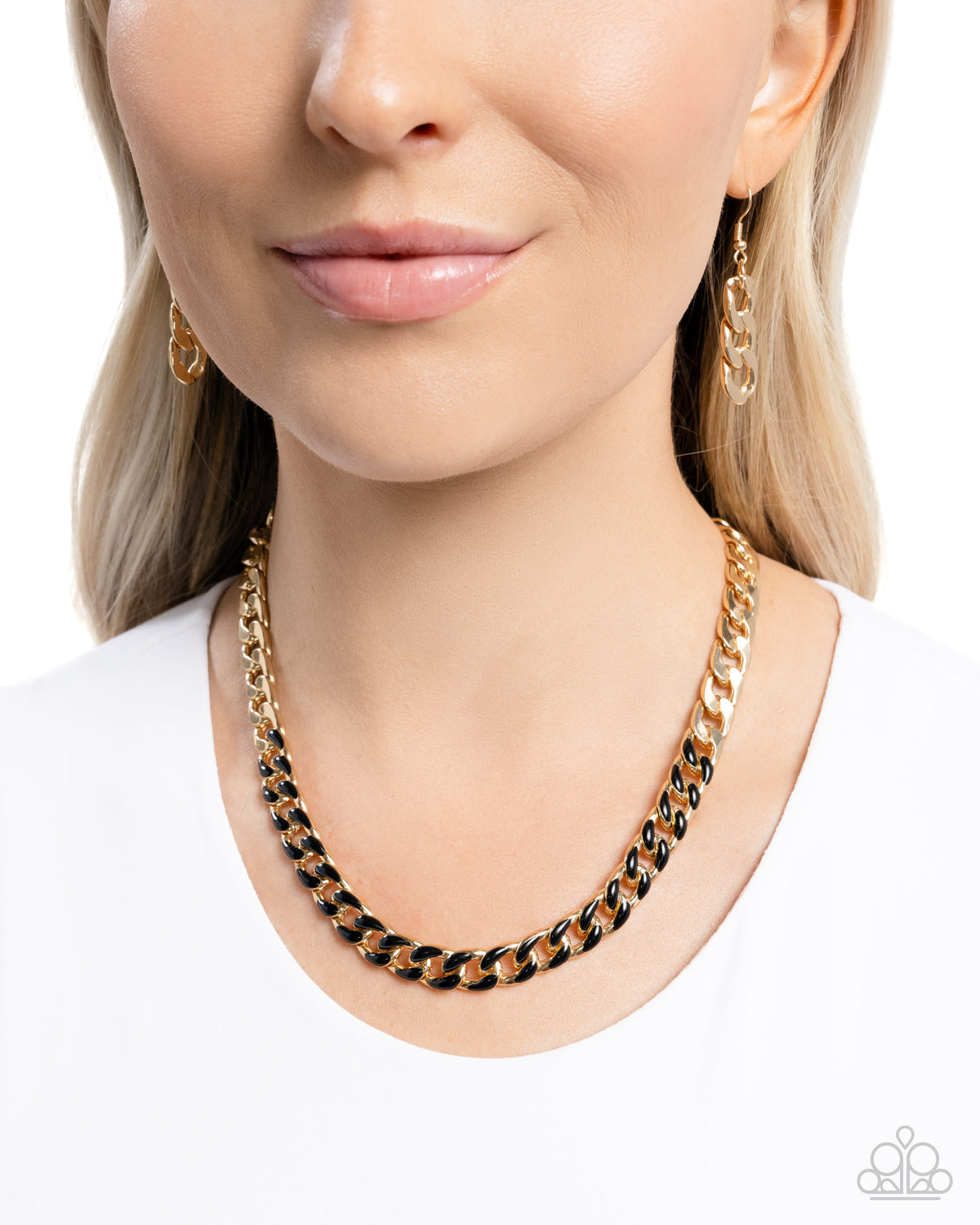 Painted Problem Black Necklace