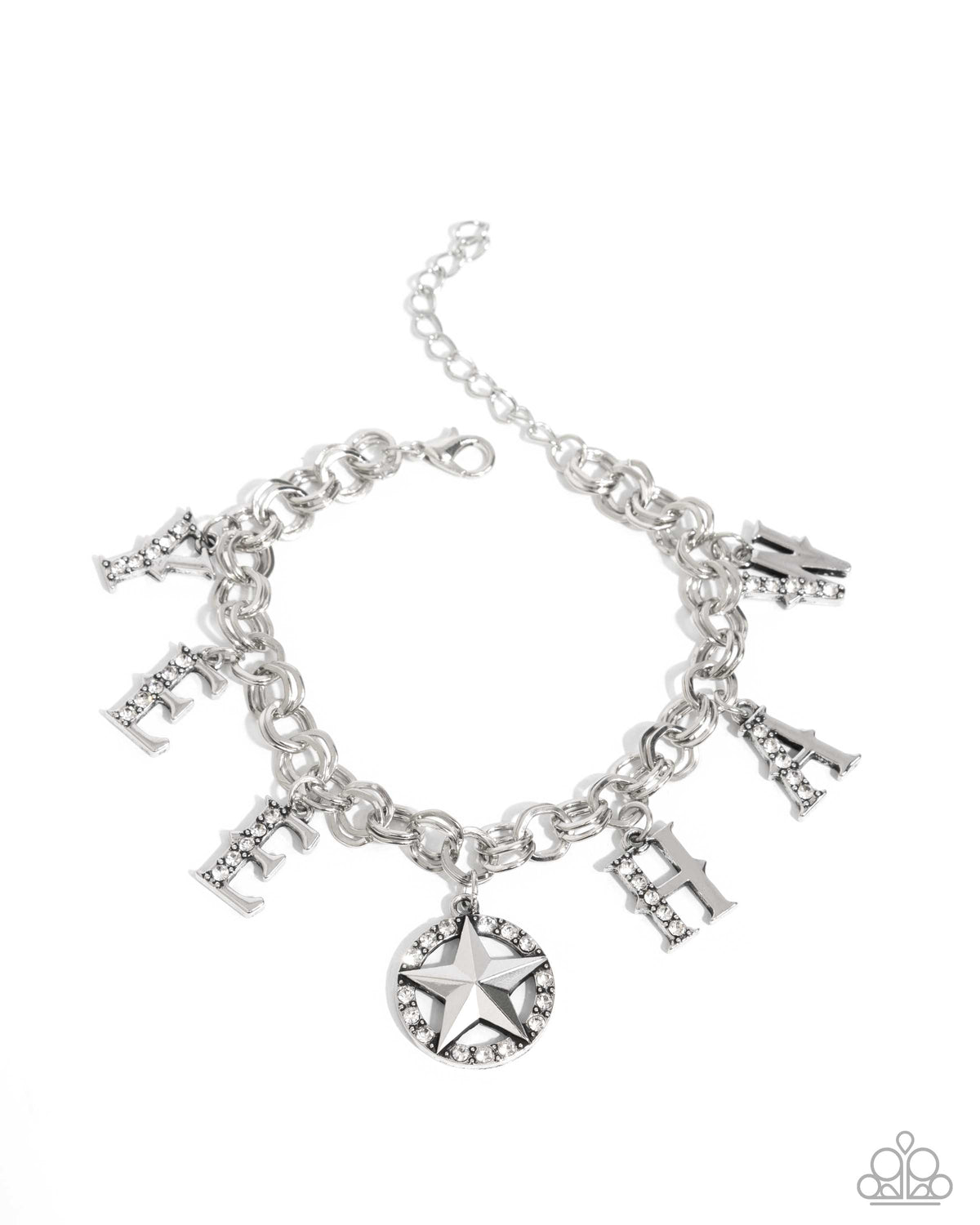 Yeehaw Yell White Bracelet