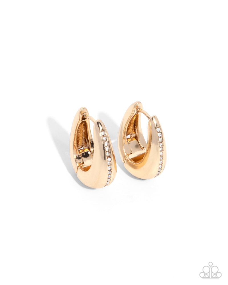 Executive Mansion Gold Hinge Hoops