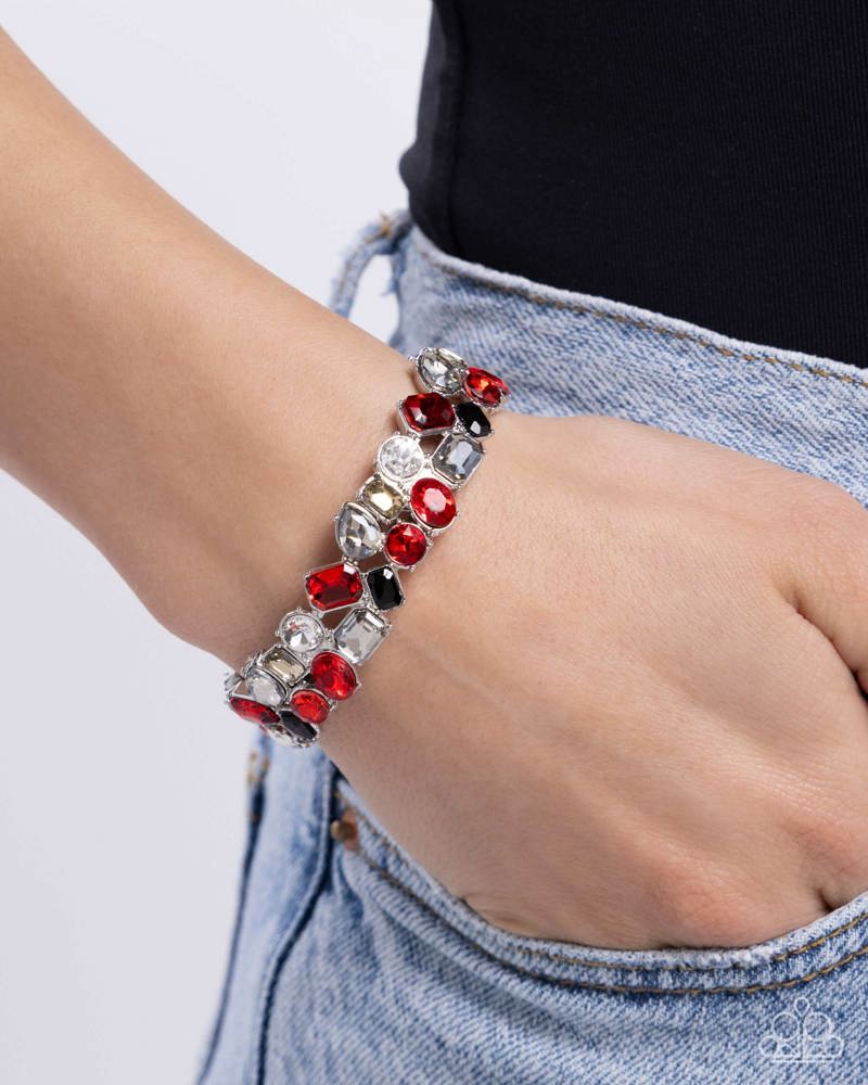 Handcrafted Haven Red Bracelet