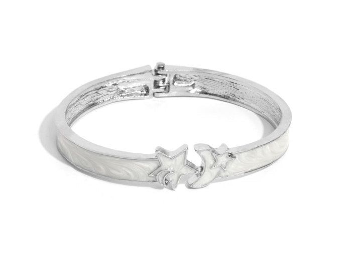 Celestial Cutie White Hinge Bracelet