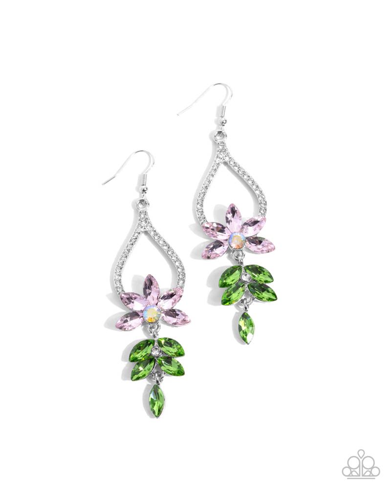 Floral Fuss Pink Earrings