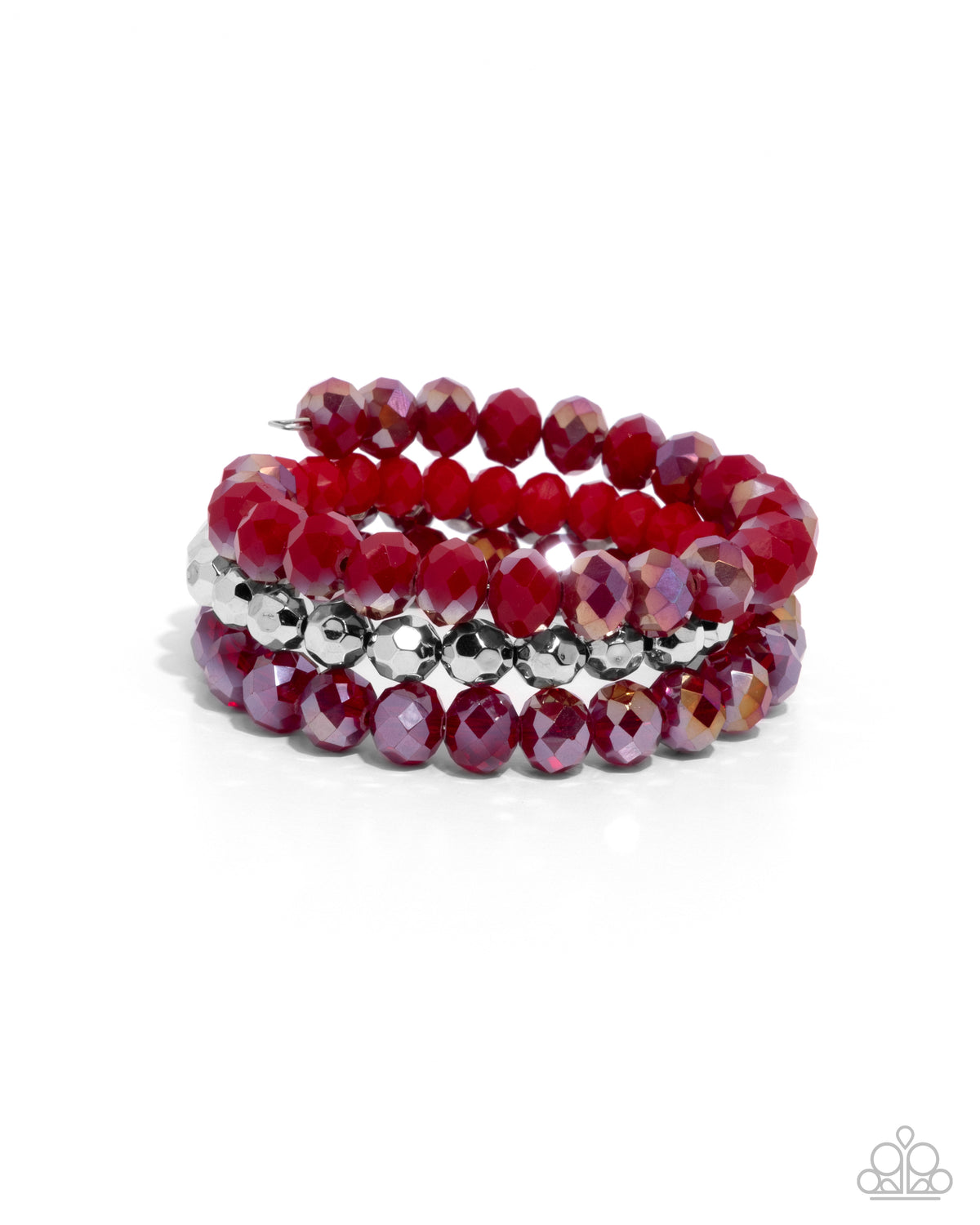 Memorable Makeover Red Coil Bracelet