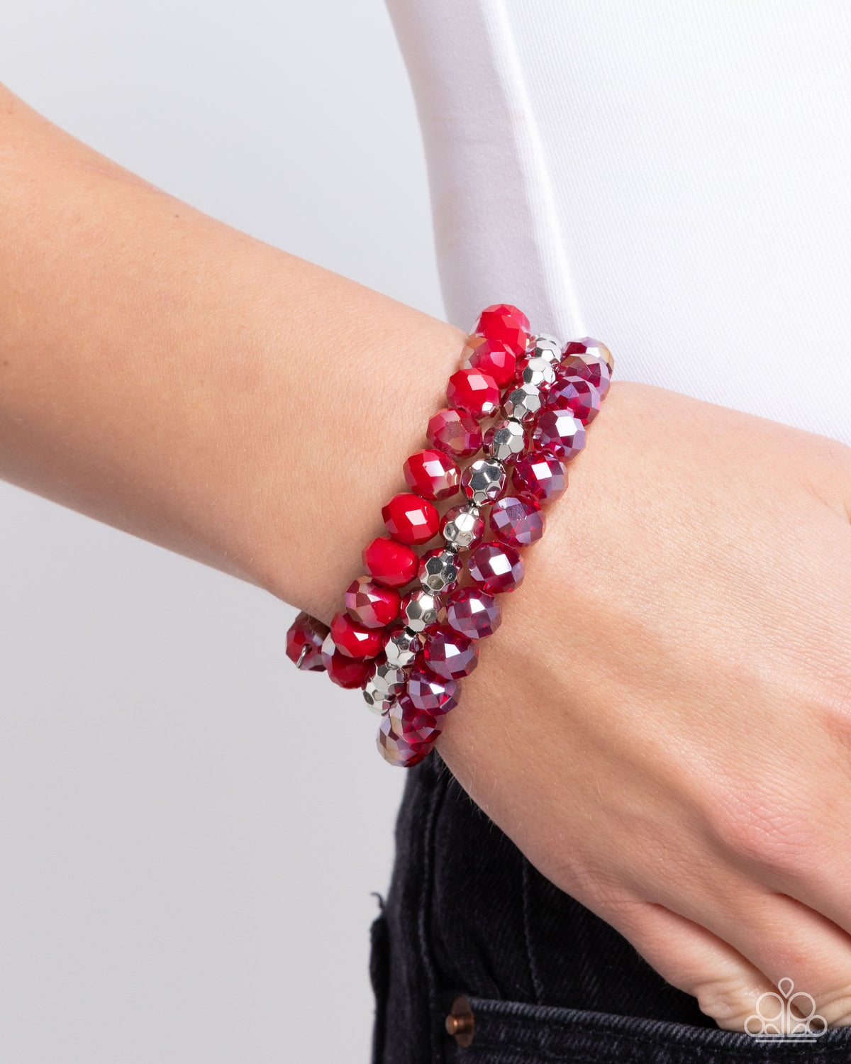 Memorable Makeover Red Coil Bracelet