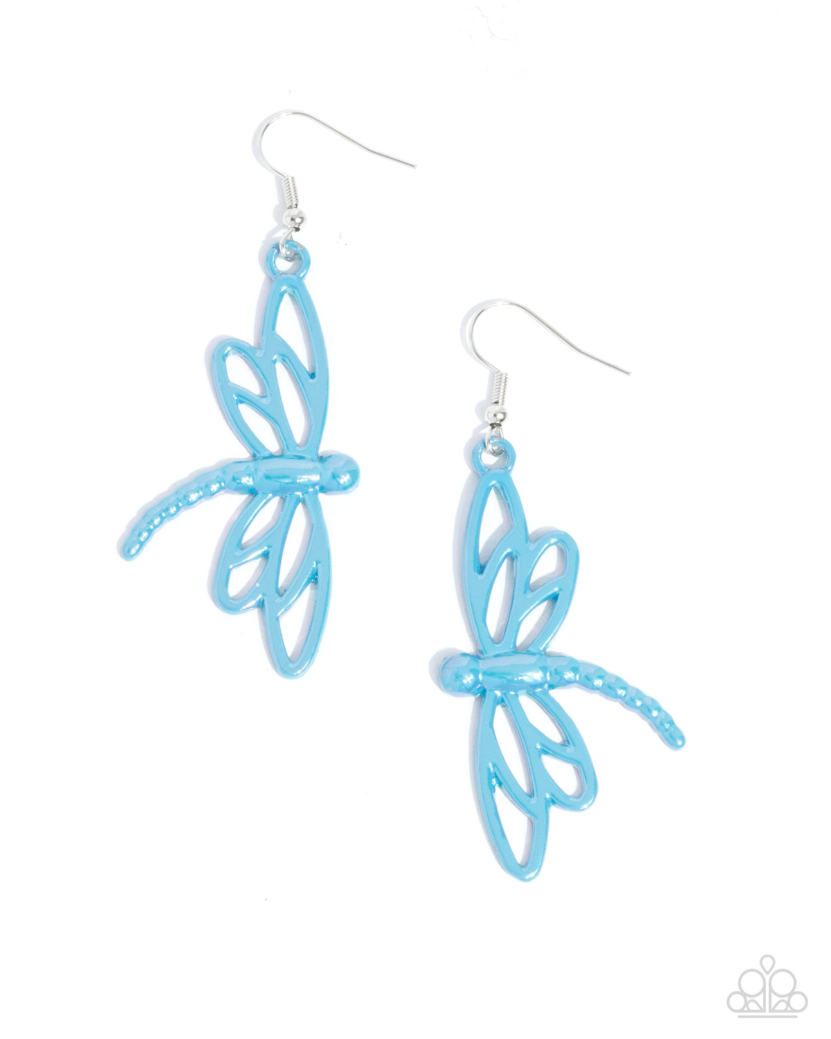 Dapper Dragonfly Blue Earrings
