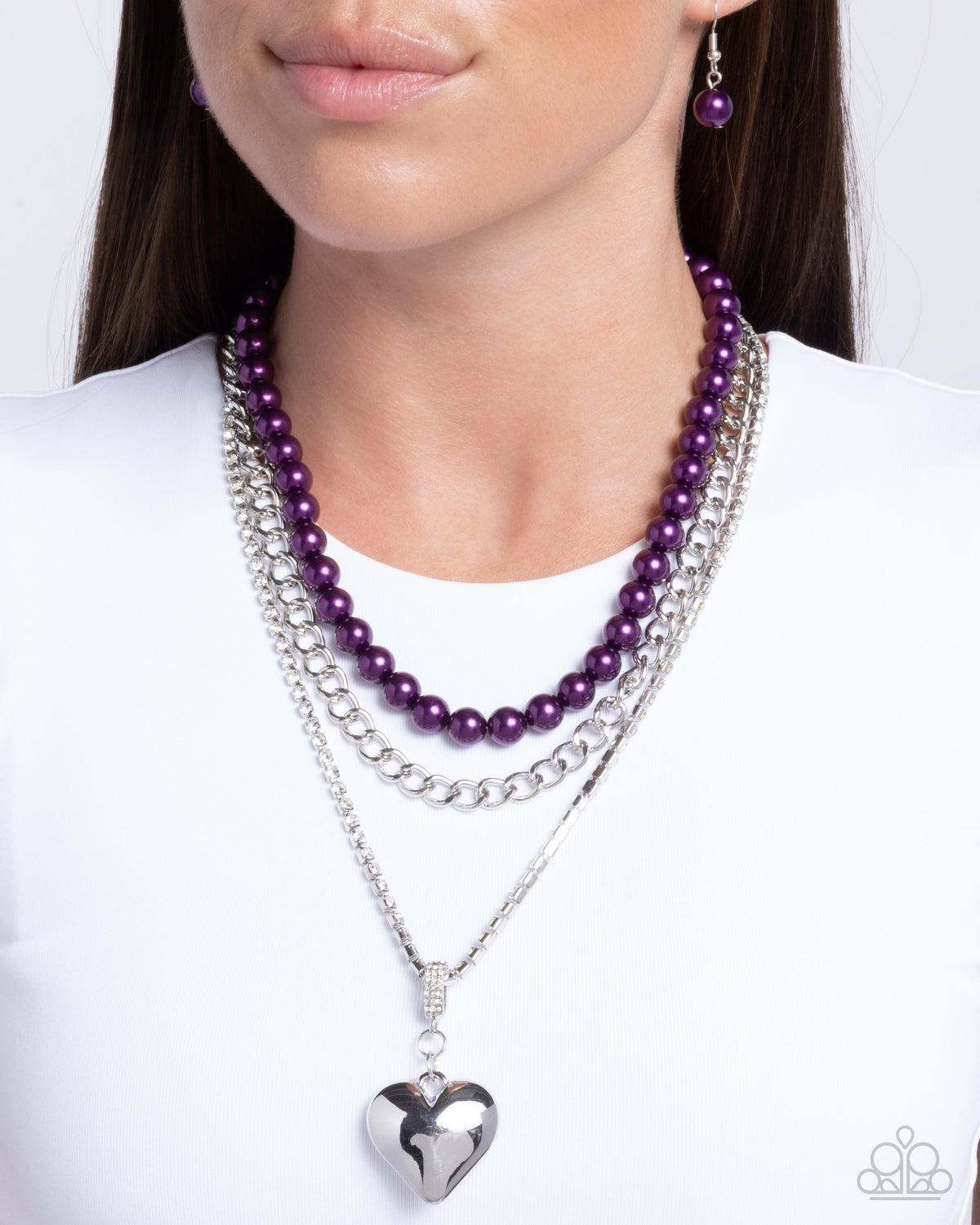 Easy Elevation Purple Necklace
