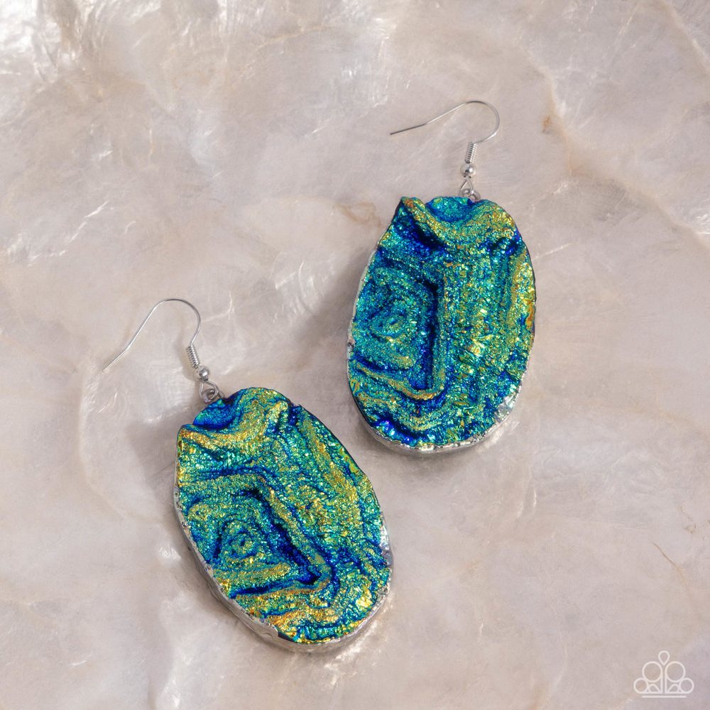Artistic Avenue Blue Earrings