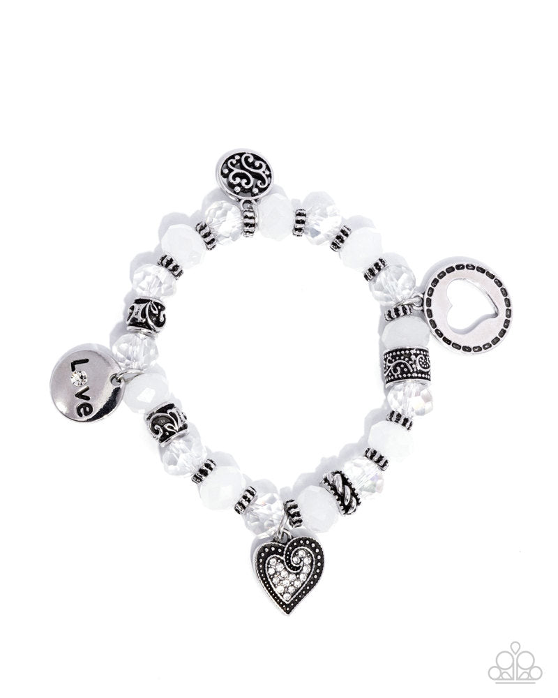 Filigree Finesse White Bracelet