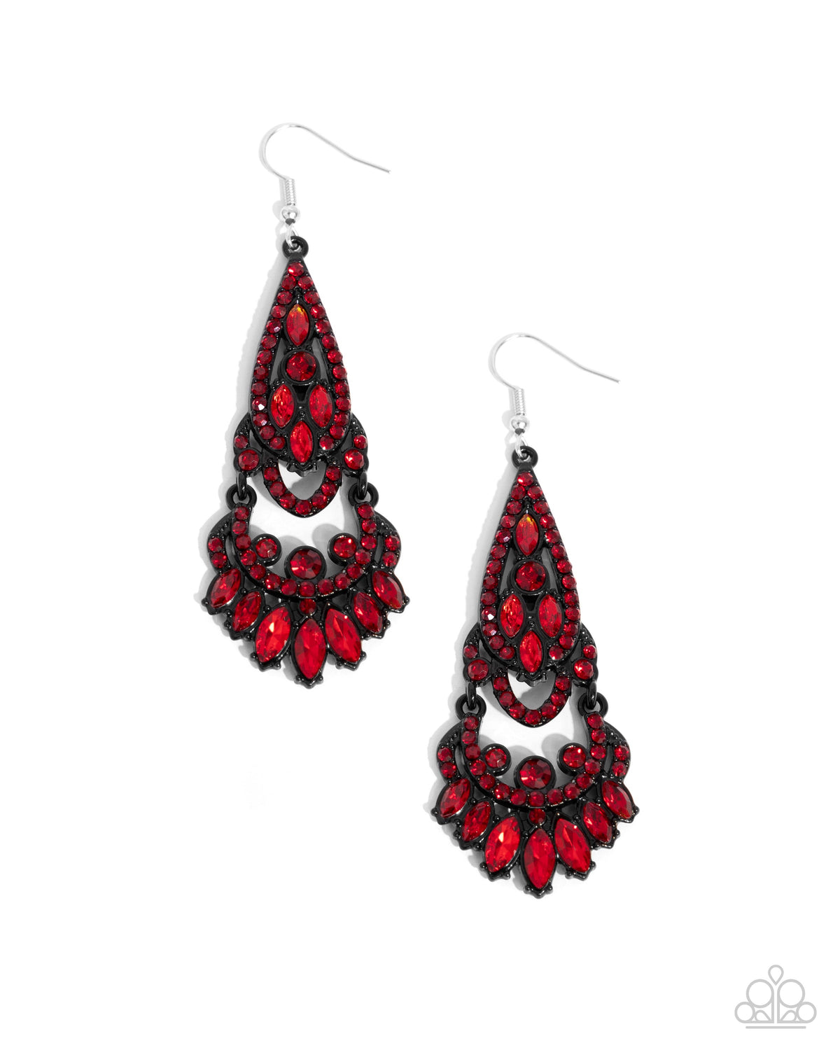 Opera Stage Red Earrings