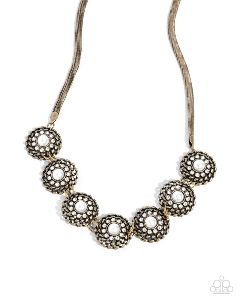 Doll House Brass Necklace