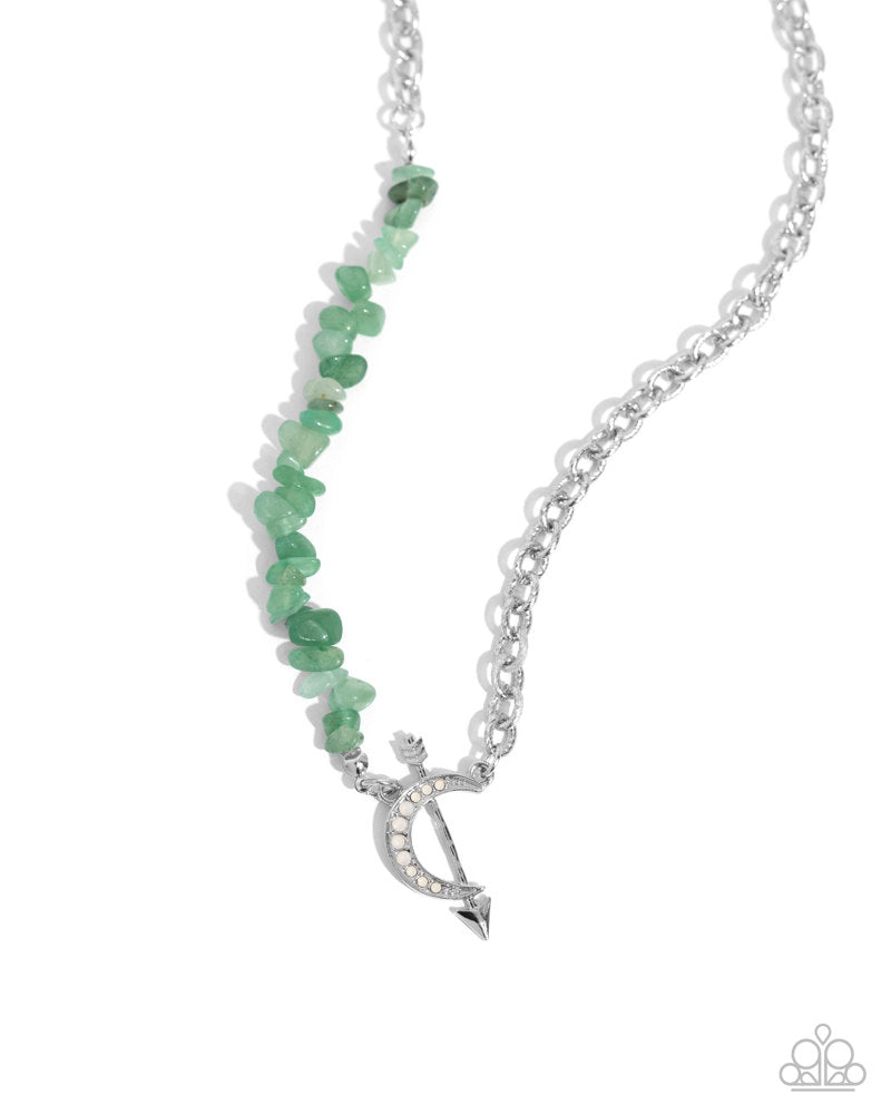 Chiseled Confidence Green Necklace