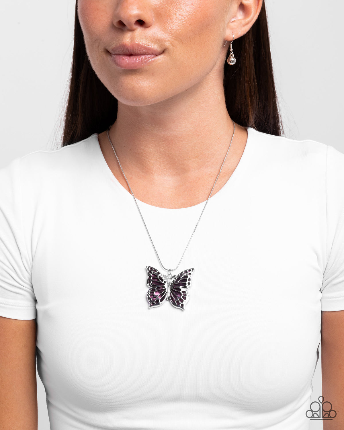 Magical Metamorphosis Purple Necklace
