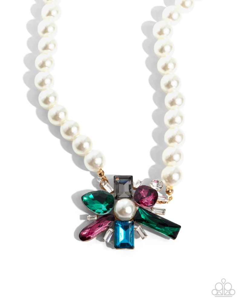 Prismatic Potential Green Necklace
