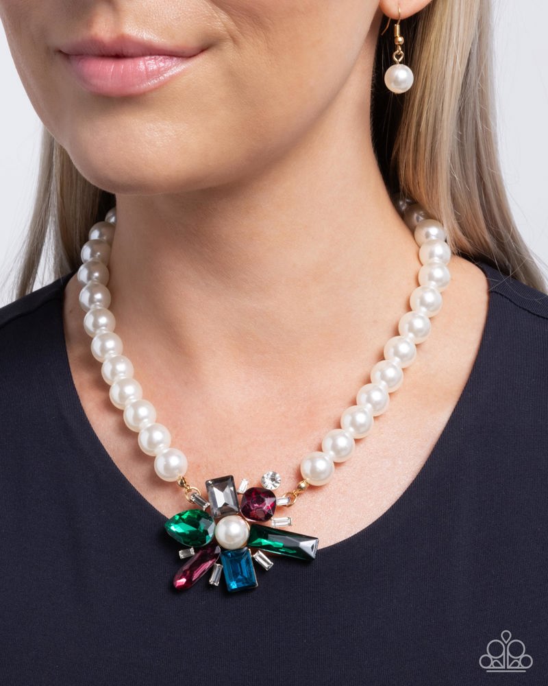 Prismatic Potential Green Necklace