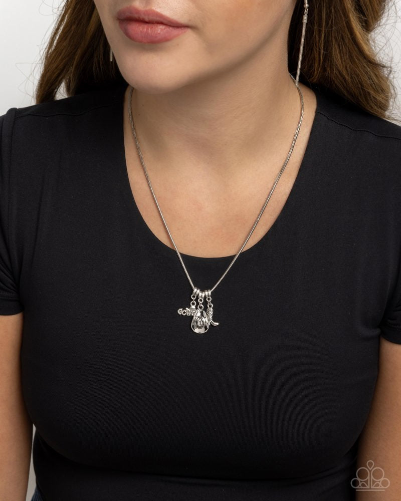 Boy Meets COWGIRL Silver Necklace