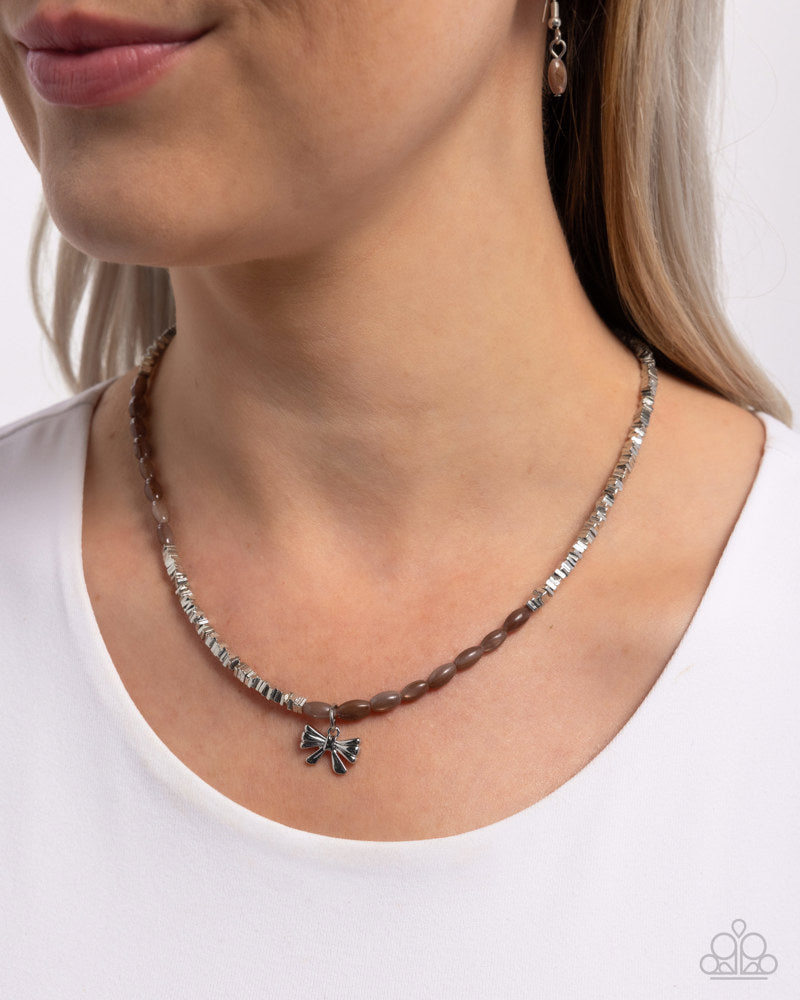 Dainty Dimension Brown Necklace