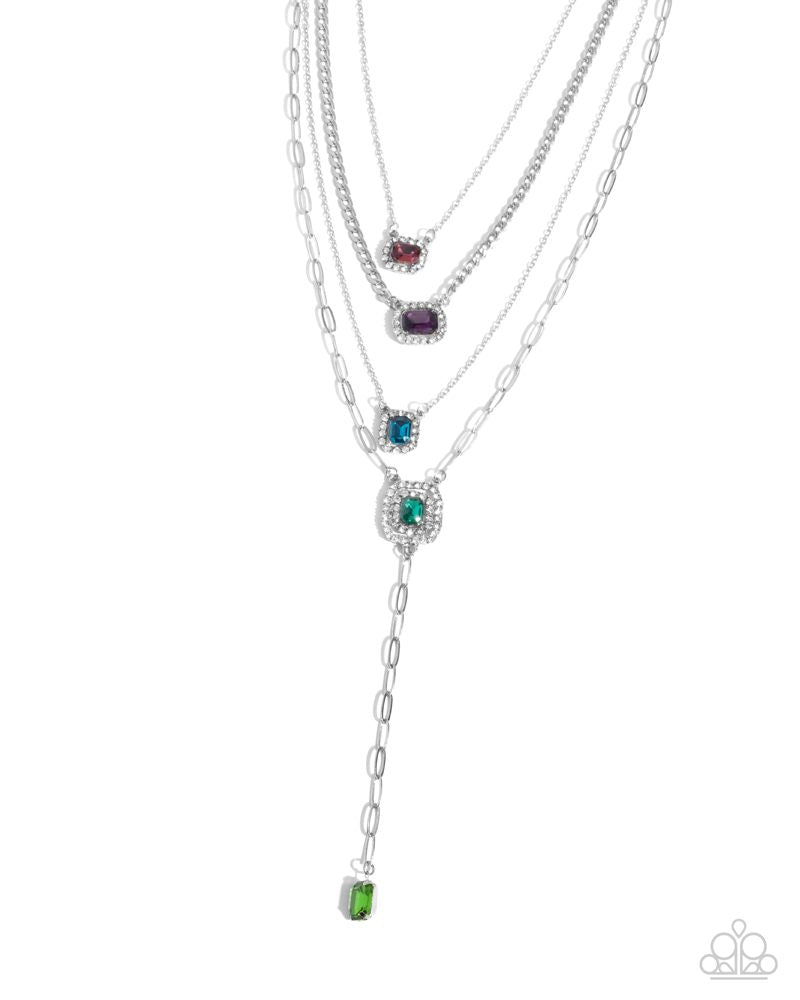 Dazzle and Stretch Multi Necklace