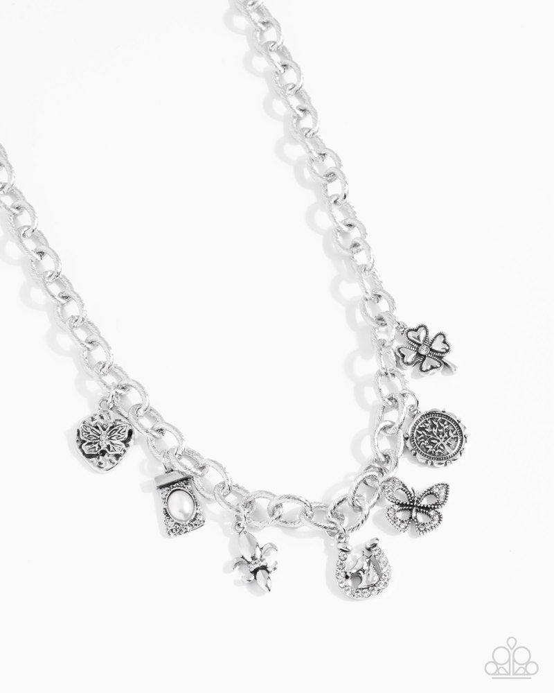 Good Luck To You White Necklace