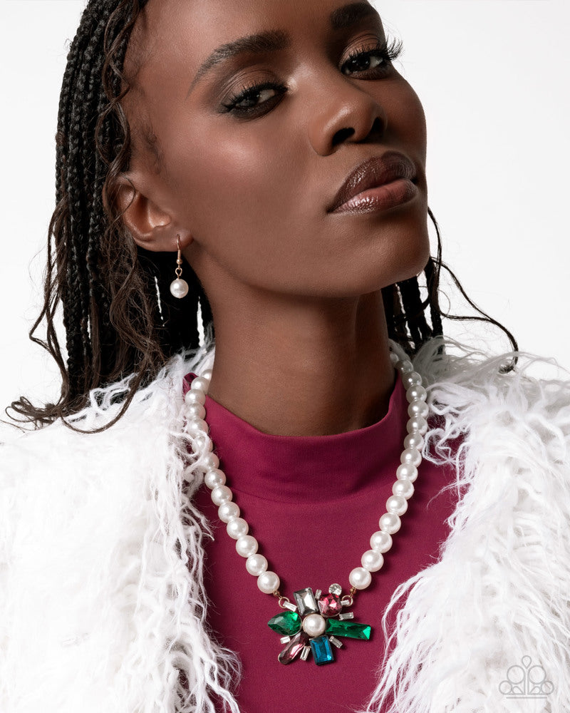 Prismatic Potential Green Necklace