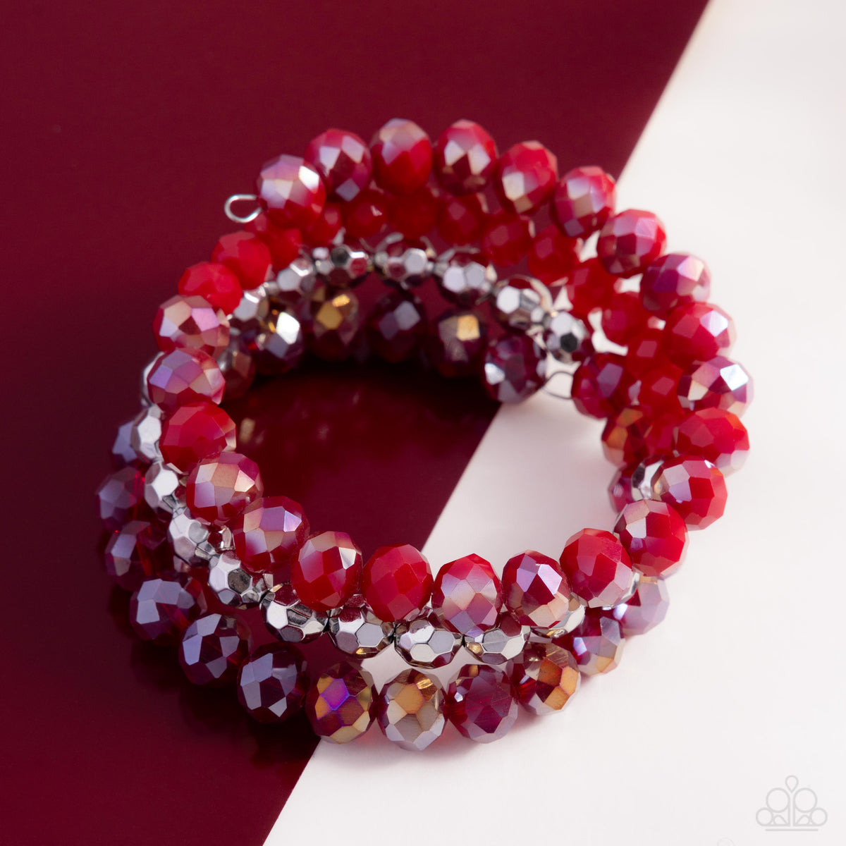 Memorable Makeover Red Coil Bracelet