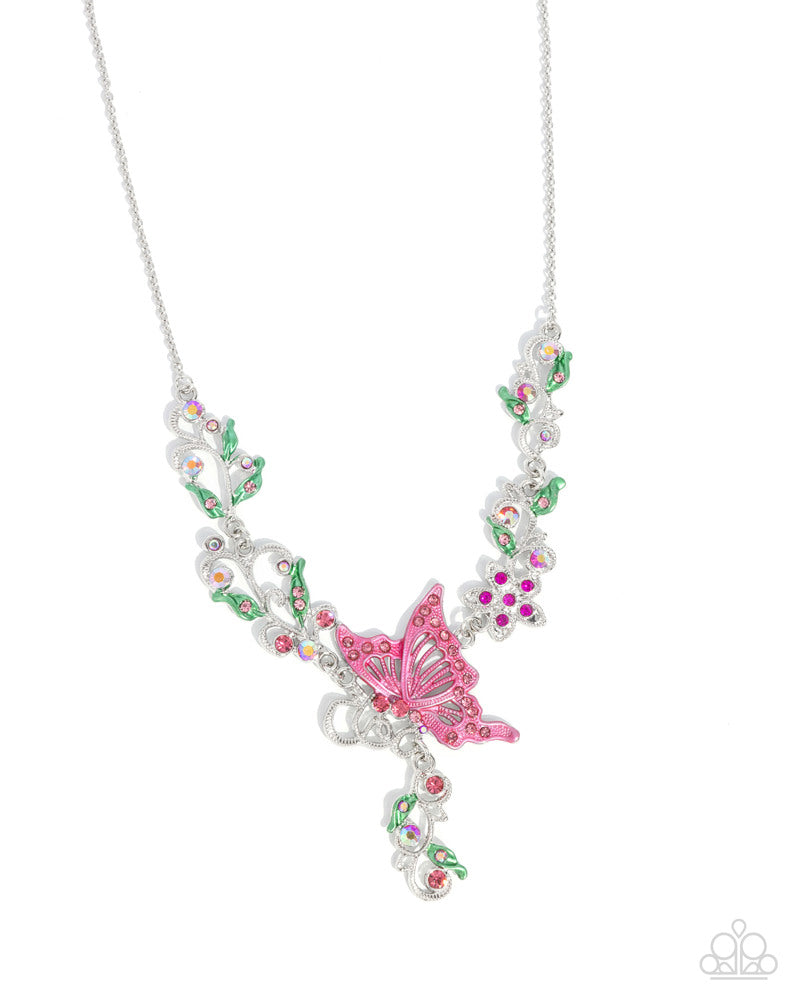 Valuable Vineyard Pink Necklace