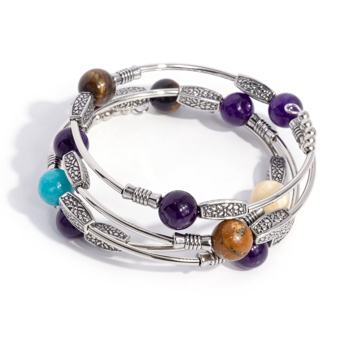 From Start to Finish Purple Bracelet