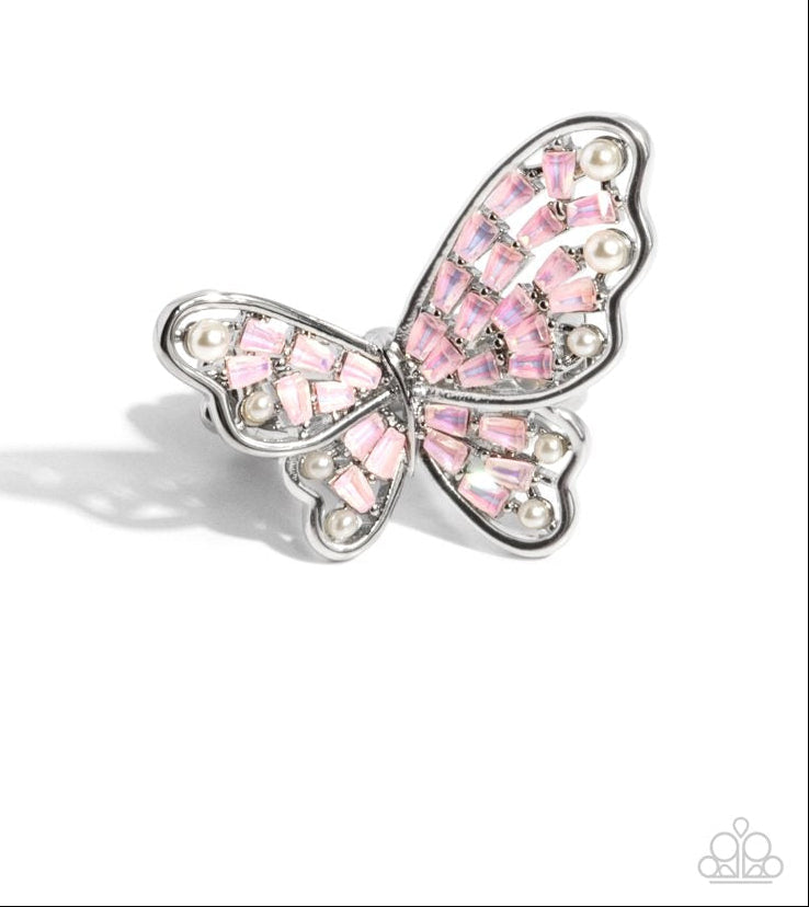 Hovering Haute Pink Ring