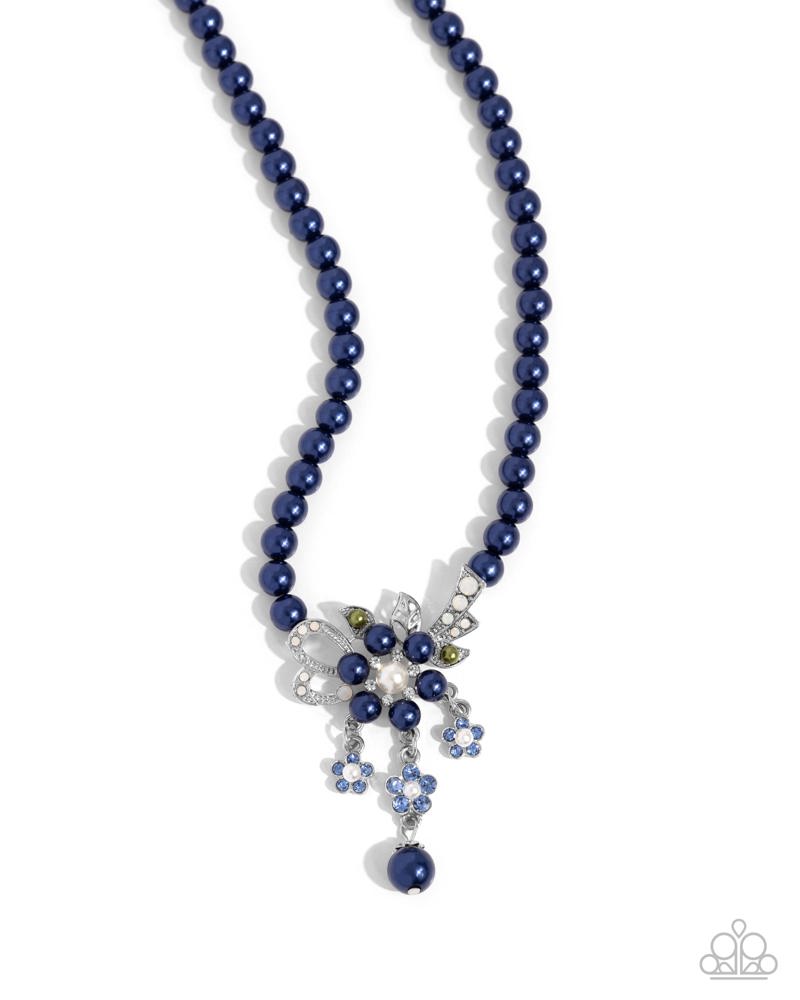 All Over TON Blue Necklace