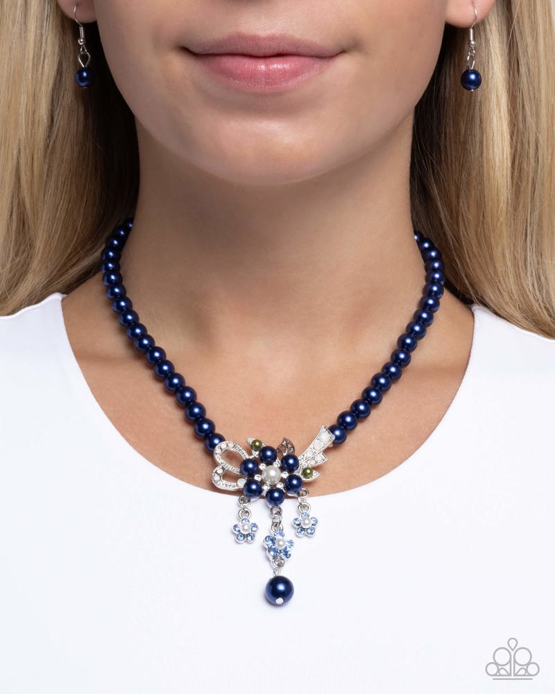 All Over TON Blue Necklace
