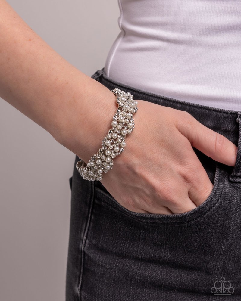 Were You Dazzled? White Bracelet