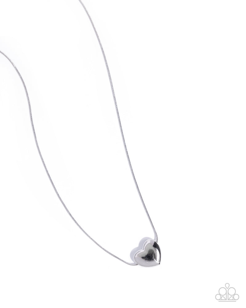 Loveable Look Silver Necklace