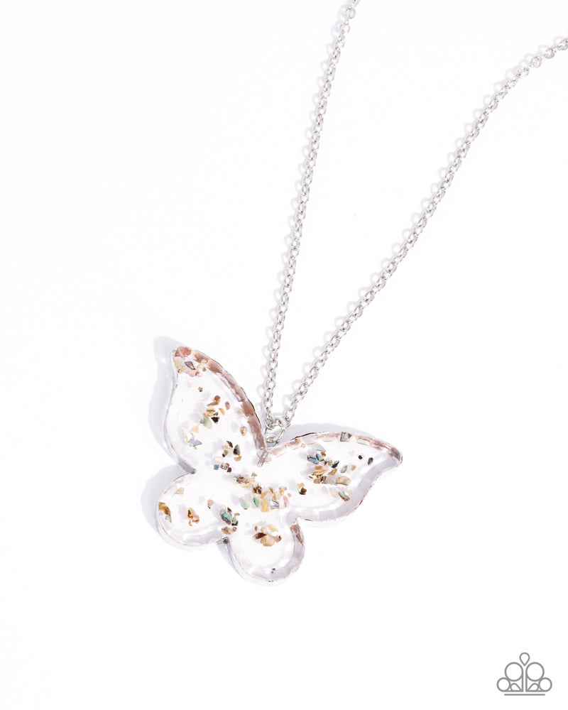 Skyward Shells Silver Necklace