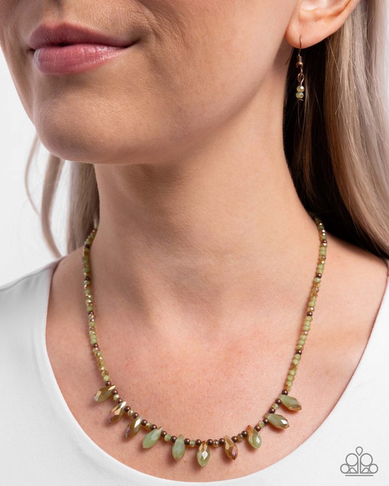 Declaration of Dazzle Copper Necklace