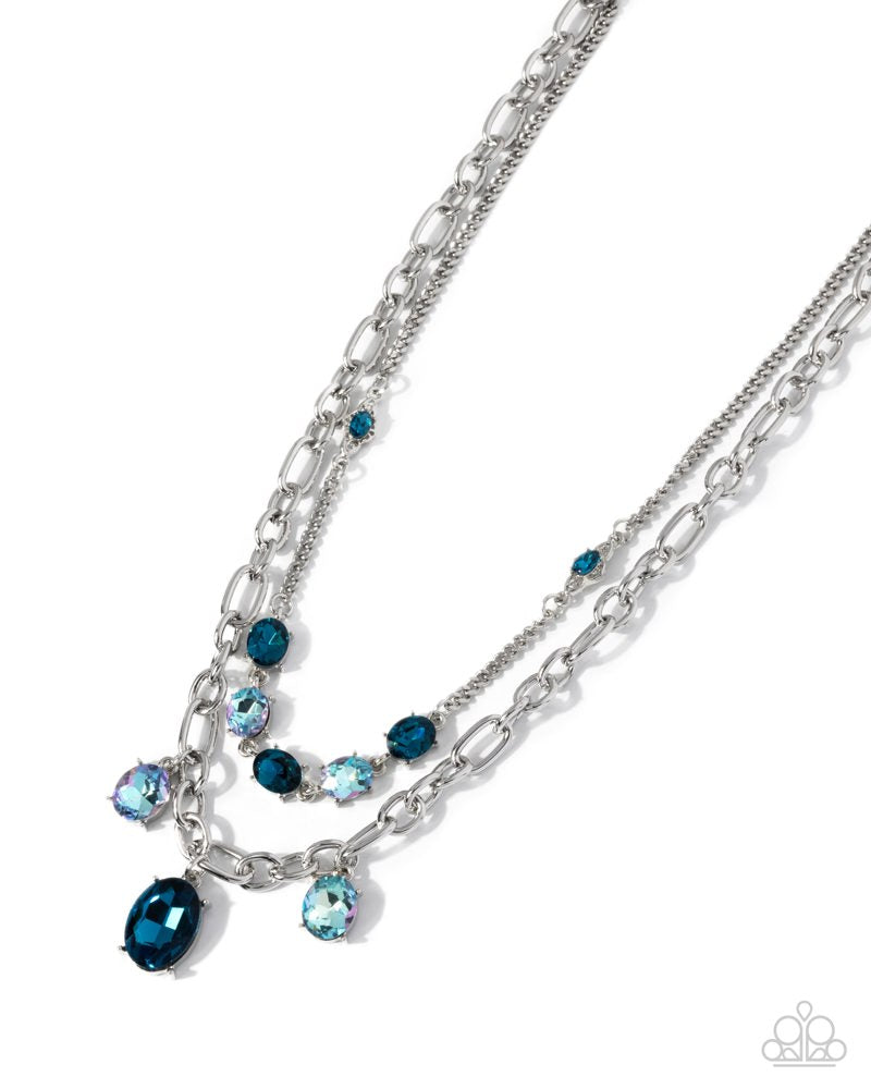 Just for this Moment Blue Necklace