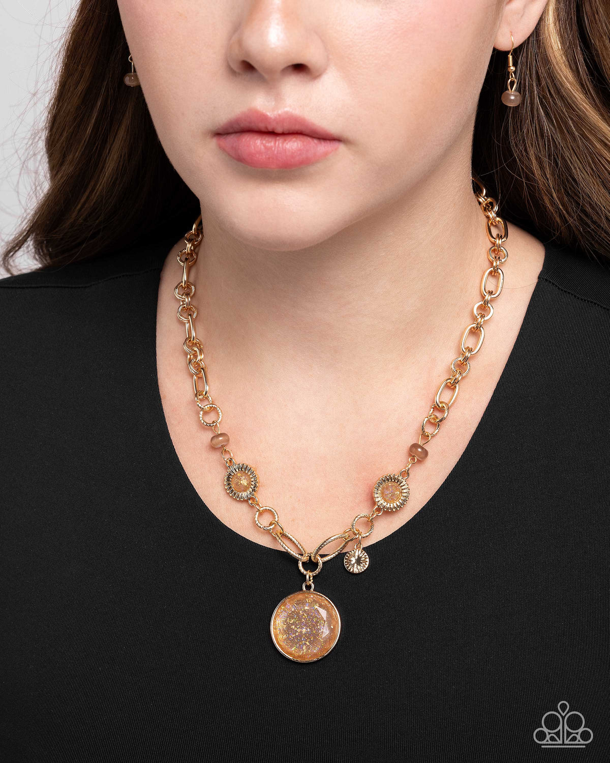 FLECKS Big Thing Brown Necklace