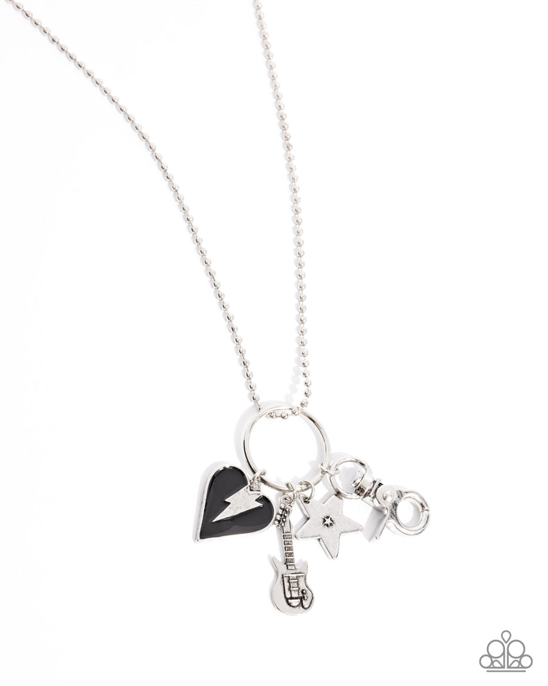 Rockstar 101 Black Lanyard Necklace