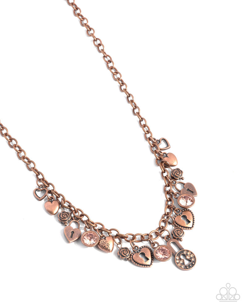 LOCKS of Love Copper Necklace