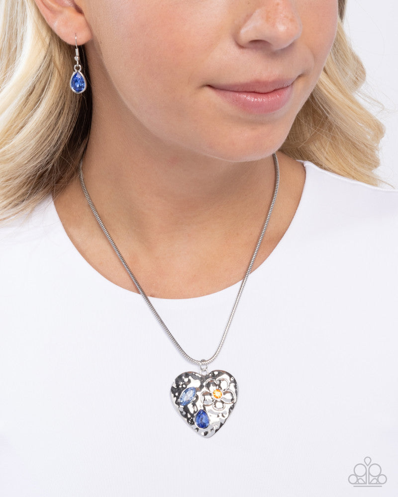 Outgoing Opulence Blue Necklace
