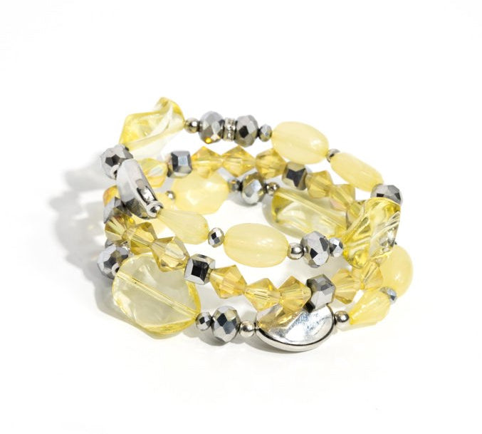 Lets Groove Tonight Yellow Bracelet